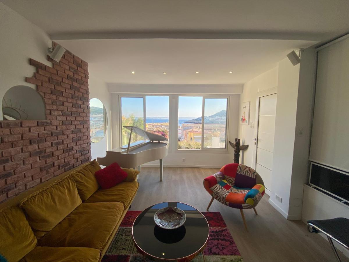 Au Coeur Du Parc National Du Massif Des Calanques, La Flibuste Des Goudes, Maison 2 Chambres, Climatisee, Jardins, Solarium, Proche Plage, Large Vue Mer Marseille Kültér fotó