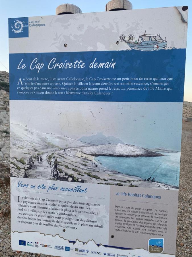 Au Coeur Du Parc National Du Massif Des Calanques, La Flibuste Des Goudes, Maison 2 Chambres, Climatisee, Jardins, Solarium, Proche Plage, Large Vue Mer Marseille Kültér fotó