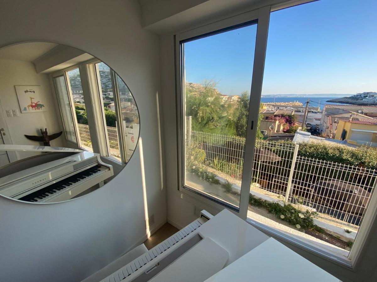 Au Coeur Du Parc National Du Massif Des Calanques, La Flibuste Des Goudes, Maison 2 Chambres, Climatisee, Jardins, Solarium, Proche Plage, Large Vue Mer Marseille Kültér fotó