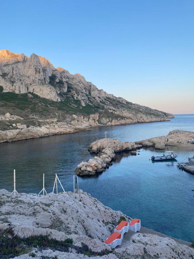 Au Coeur Du Parc National Du Massif Des Calanques, La Flibuste Des Goudes, Maison 2 Chambres, Climatisee, Jardins, Solarium, Proche Plage, Large Vue Mer Marseille Kültér fotó