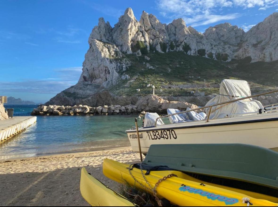 Au Coeur Du Parc National Du Massif Des Calanques, La Flibuste Des Goudes, Maison 2 Chambres, Climatisee, Jardins, Solarium, Proche Plage, Large Vue Mer Marseille Kültér fotó