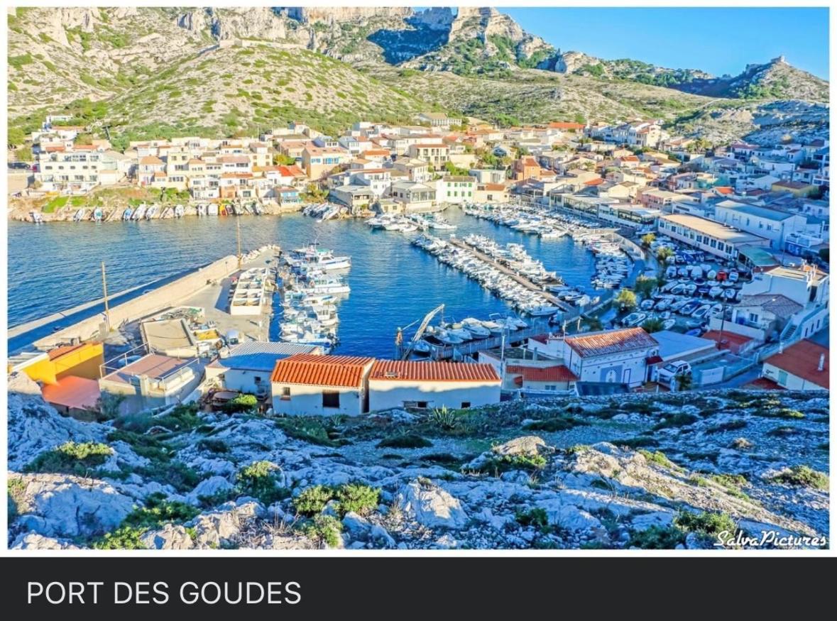 Au Coeur Du Parc National Du Massif Des Calanques, La Flibuste Des Goudes, Maison 2 Chambres, Climatisee, Jardins, Solarium, Proche Plage, Large Vue Mer Marseille Kültér fotó