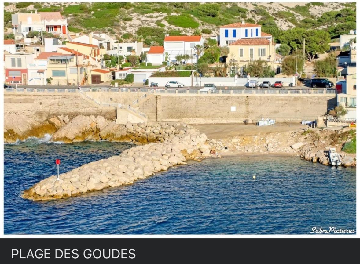 Au Coeur Du Parc National Du Massif Des Calanques, La Flibuste Des Goudes, Maison 2 Chambres, Climatisee, Jardins, Solarium, Proche Plage, Large Vue Mer Marseille Kültér fotó